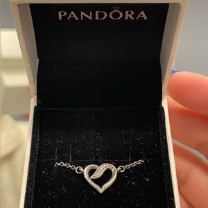 Pandora Ribbons Of Love Necklace; RETIRED❗️